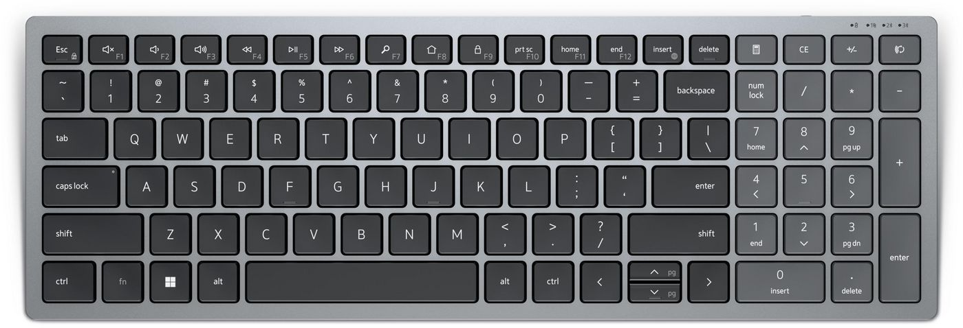 KB740 Multi Device Wireless Keyboard Grey