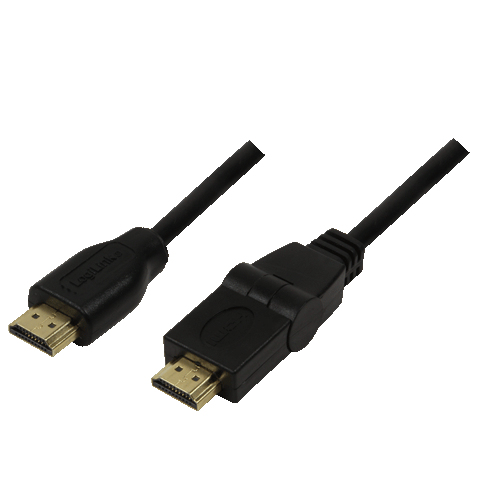 Photos - Cable (video, audio, USB) LogiLink HDMI - HDMI, 1.8m HDMI cable HDMI Type A  Black CH0052 (Standard)