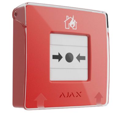 Red manual call point  designed for residential  facilities thumbnail