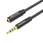 Vention BHBBG audio cable 1.5 m 3.5mm Black