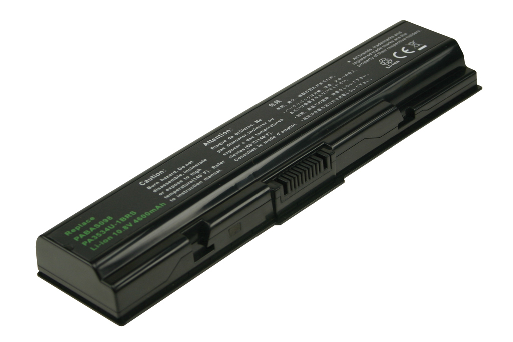 2-Power 10.8v, 6 cell, 49Wh Laptop Battery - replaces PABAS098