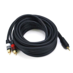 Monoprice 5600 audio cable 181.1" (4.6 m) 2 x RCA 3.5mm Black