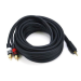 Monoprice 5600 audio cable 181.1" (4.6 m) 2 x RCA 3.5mm Black