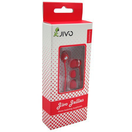 Jivo Technology Jellies Headphones In-ear Red