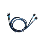 Areca SlimSAS x8 STR SFF8654 auf 2x OCuLink x4 SFF8611 - Cable