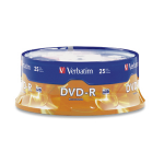 Verbatim DVD-R 4.7GB 16X Branded 25pk Spindle 25 pc(s)