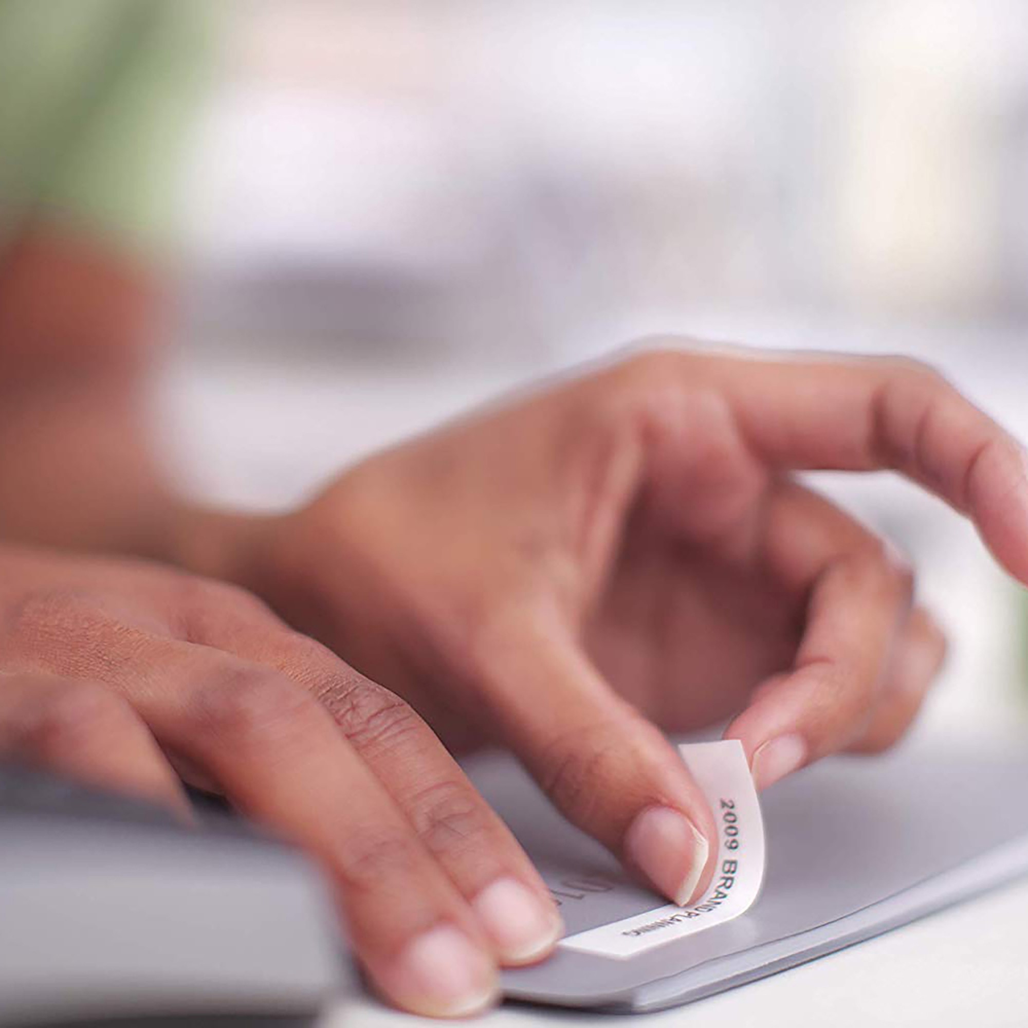 Dymo 16957/S0718040 DirectLabel-etikettes Nylon black on white 12mm x 3,5m for Dymo D1 6-12mm/19mm/24mm/400 Duo