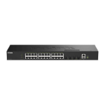 D-LINK DGS-1530-28, 28-Port Stackable Smart Switch with 24 (1G) and 4 (10G) SFP+  Ports
