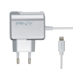 PNY P-AC-LN-SEU01-RB mobile device charger Smartphone, Tablet Grey, White Indoor