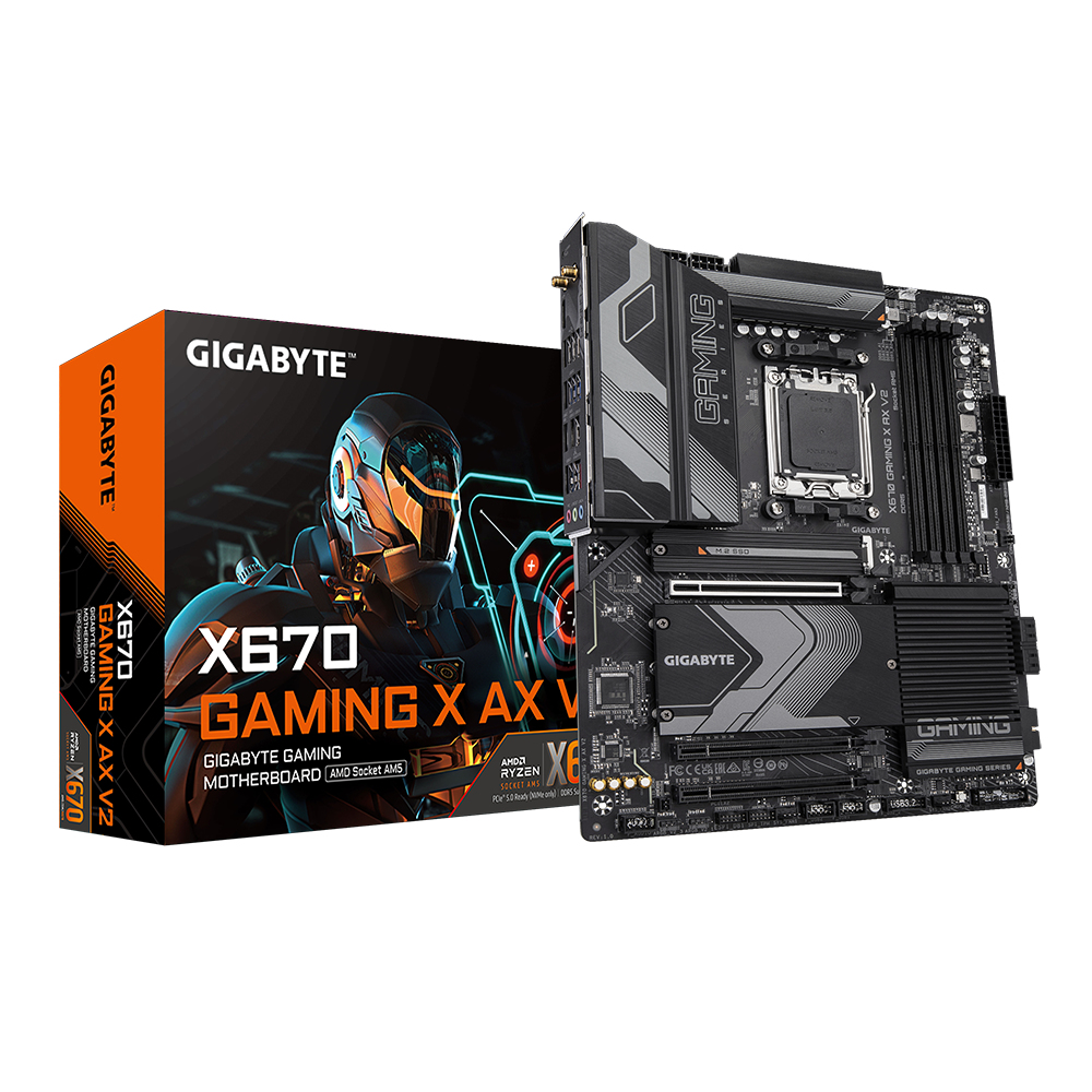 Image of Gigabyte X670 GAMING X AX V2 (rev. 1.0) AMD X670 Socket AM5 ATX