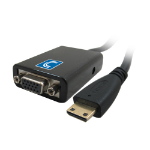 Comprehensive HDCM-VGAF video cable adapter 3.94" (0.1 m) HDMI VGA (D-Sub) Black