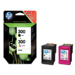 HP CN637EE#301/300 Printhead cartridge multi pack black + color Blister Multi-Tag 4ml 200pg + 160 pg Pack=2 for HP DeskJet D 2500/OfficeJet J 4500