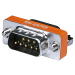Monoprice 1202 cable gender changer DB9 Orange, Silver