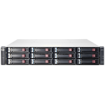 Hewlett Packard Enterprise MSA 1040 disk array Rack (2U) Black, Stainless steel