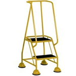 VFM YELLOW 2 TREAD TUBULAR STEEL STEP