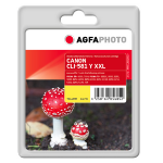 AgfaPhoto APCCLI581XXLY ink cartridge 1 pc(s) Compatible Yellow