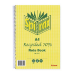 SPIRAX 811 RECYCLED NOTEBOOK A4 240 PAGE