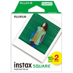 Fujifilm Instax Square Instant Photo Film - White - Pack of 20