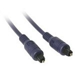 C2G 1m Velocity Toslink Optical Digital Cable câble audio Noir