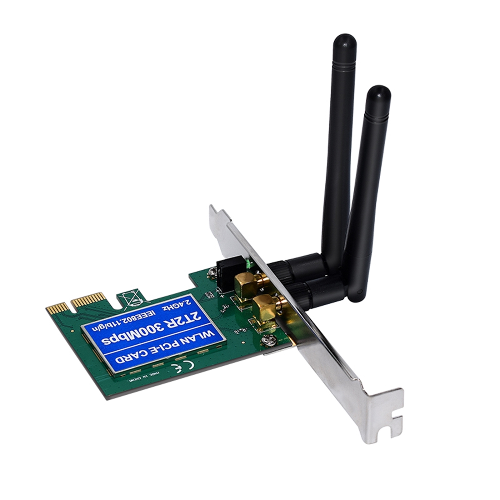 TARGET 300mbps N300 PCI Express Wireless Adapter with Additional Low Profile Bracket (Bulk Packaged/Poly Bag)