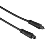 Hama 122251 fibre optic cable 1.5 m TOSLINK ODT Black