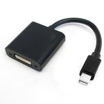 4XEM 4XMDPMDVIF video cable adapter Mini DisplayPort DVI-I Black