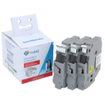 G&G Image 14979/5T221M-3TD DirectLabel black on white Laminat (replaces Brother TZE221 TZE231 TZE241) for Brother P-Touch TZ 3.5-18mm/6-12mm/6-18mm/6-24mm/6-36mm