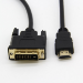 JLC L63 DVI Male to 1M - Black HDMI cable