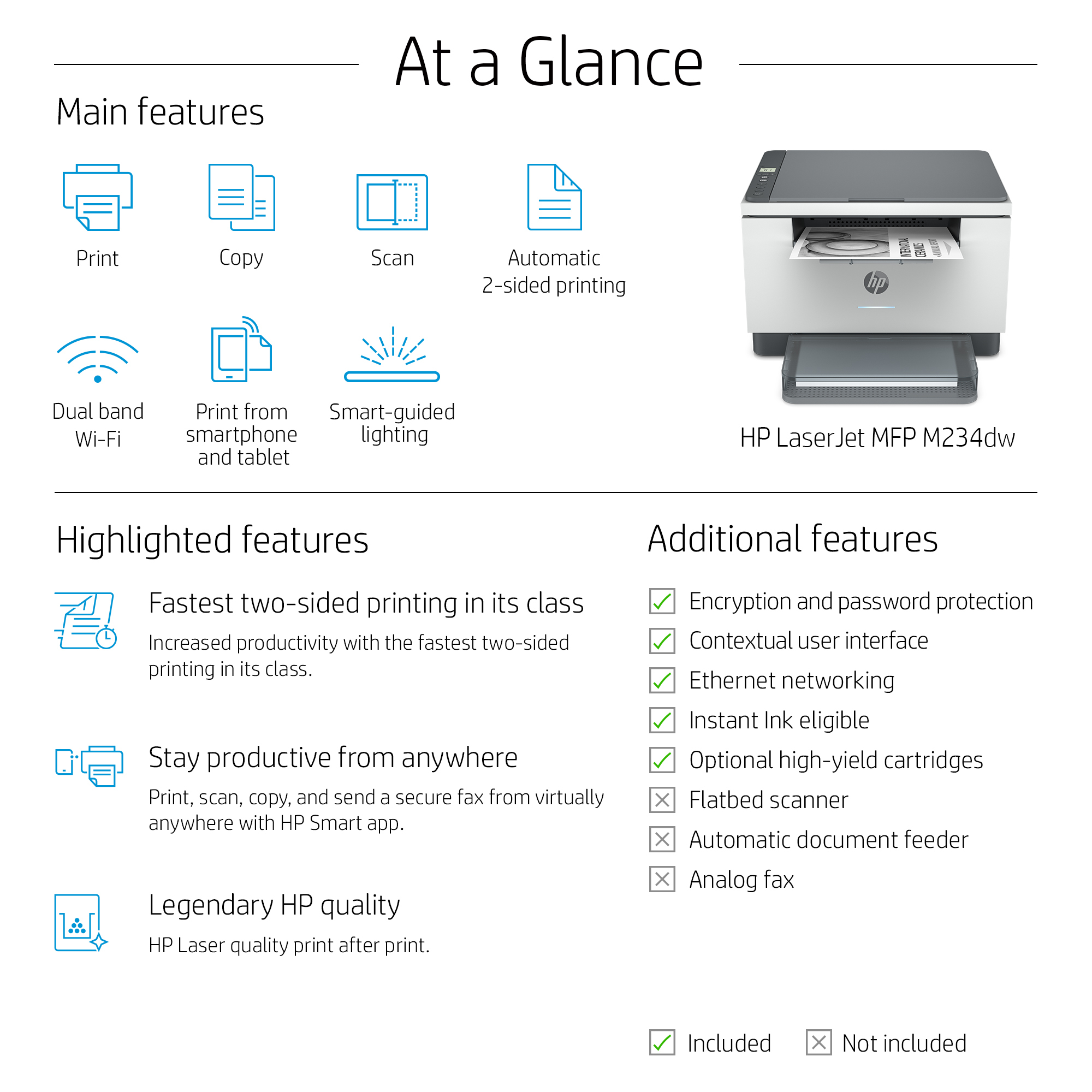 HP LaserJet M234dw Laser A4 600 x 600 DPI 29 ppm Wi-Fi