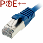 Cablenet 4m Cat6a RJ45 Blue U/FTP LSOH 30AWG Slim Snagless Booted Patch Lead