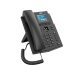 Fanvil X303-2 Wire IP Phone, 2.4-inch Color, RJ11 Interface and Supports 2-Wire Power, HD Voice, 6-Party Conferencing, 4 SIP Accounts