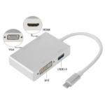 FDL 0.15M USB C TO DVI / HDMI / VGA / USB 3.0 ADAPTOR