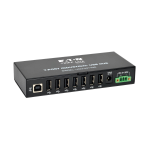 Tripp Lite U223-007-IND interface hub 480 Mbit/s Zwart