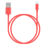 Juice JUI-CABLE-LIGHT-1M-RND-ECO-CRL lightning cable Coral