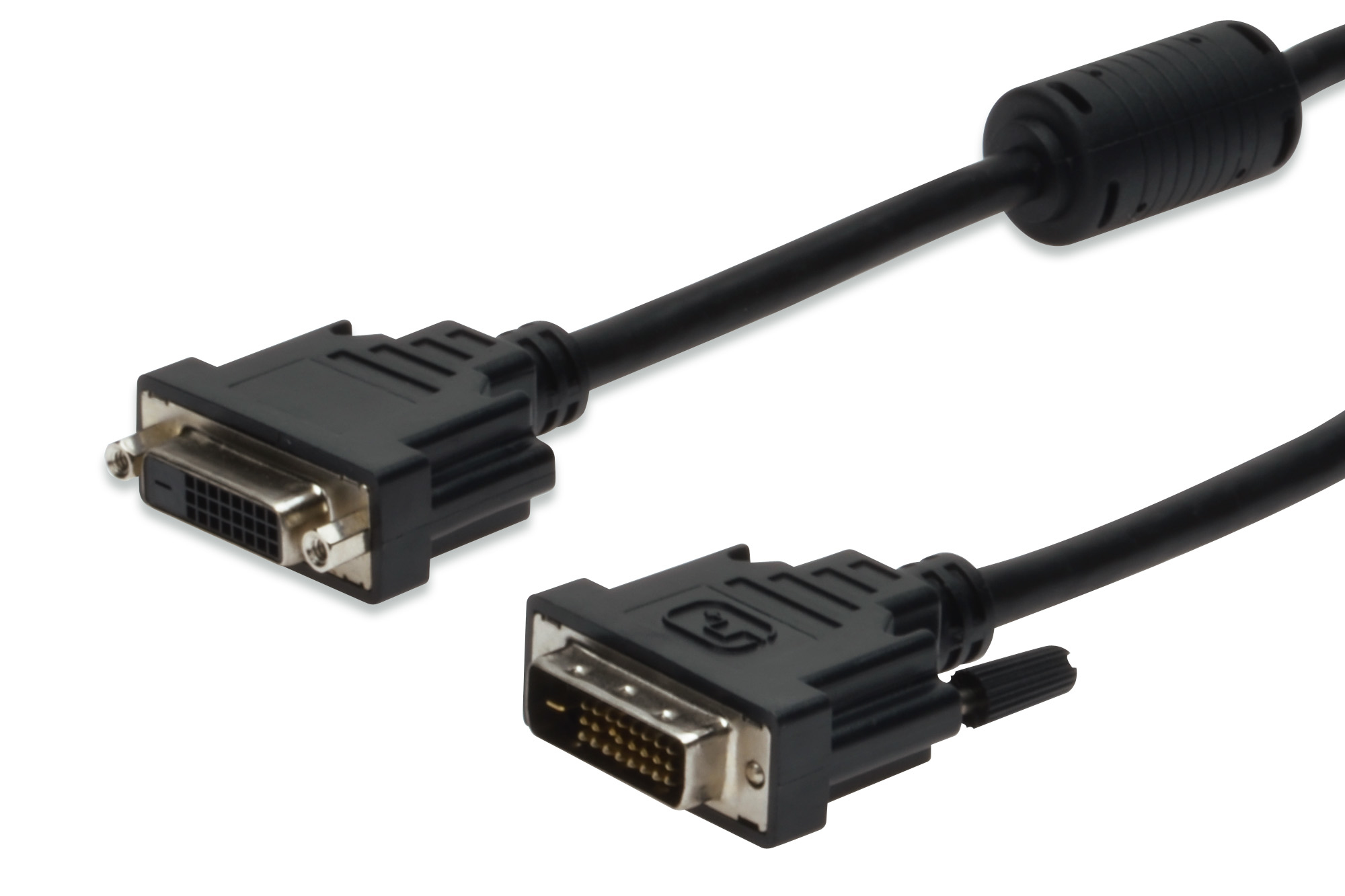 Image of Digitus AK-320200-020-S DVI cable 2 m DVI-D Black