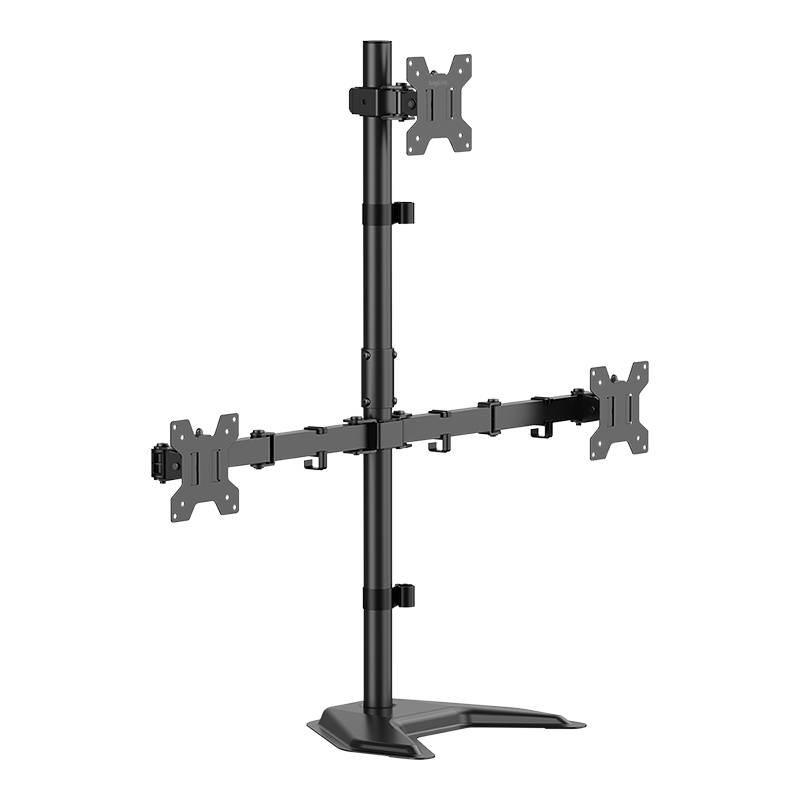 LogiLink Triple Monitor stand, 17"-32", steel, arm length: each 376mm