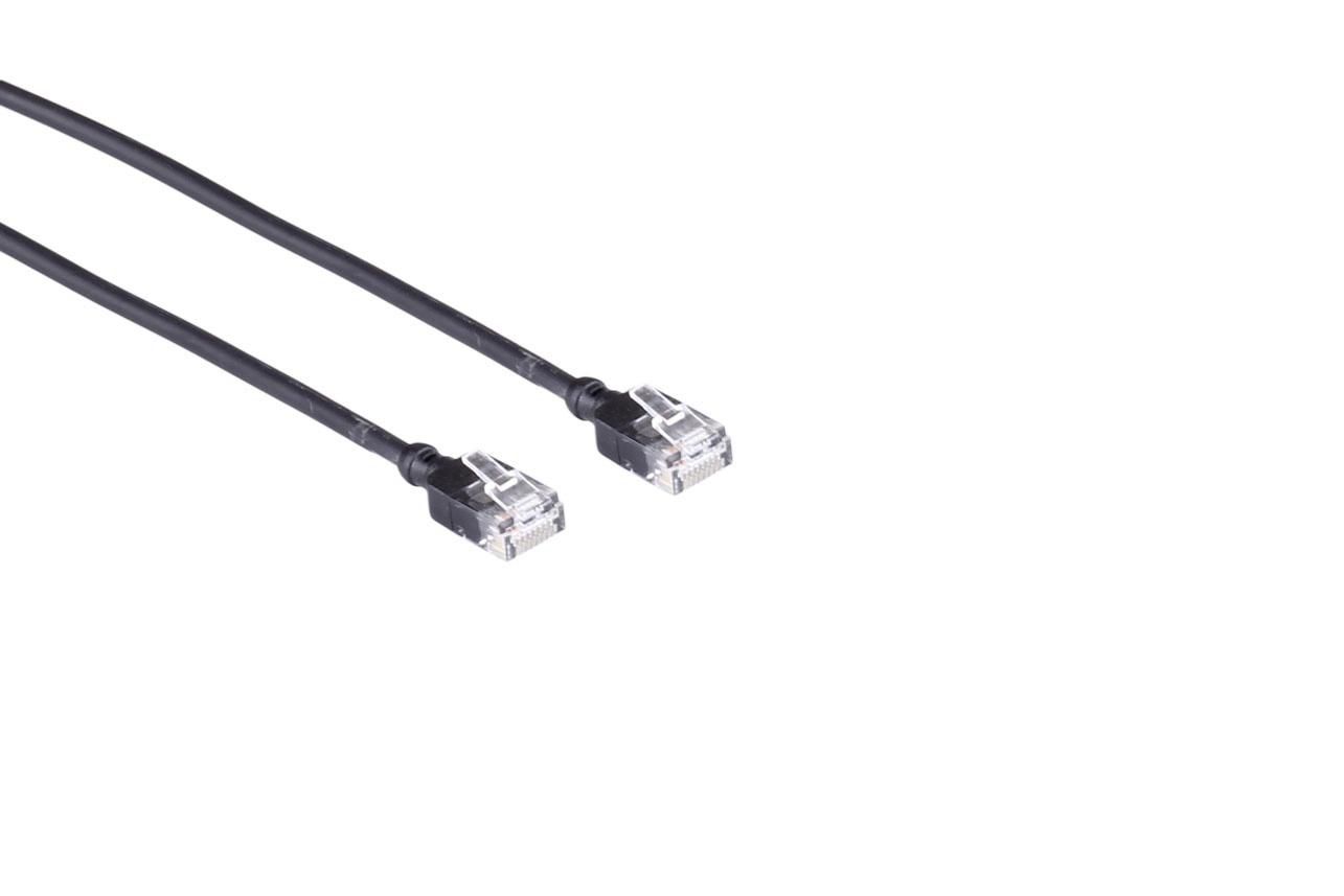 Mercodan 371928150 networking cable Black 15 m Cat6a U/UTP (UTP)