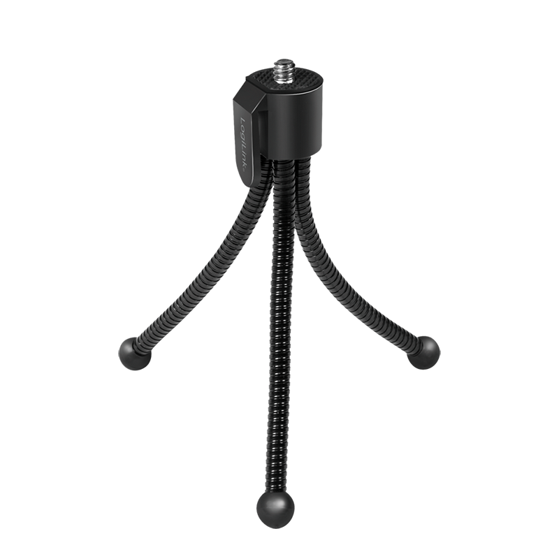 Image of LogiLink Tripod for webcam, microphone and others, 12cm, flexible legs