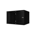Lanview RUM07U40MNBL rack cabinet 7U Wall mounted rack Black
