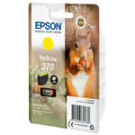 Epson Squirrel Singlepack Yellow 378 Claria Photo HD Ink