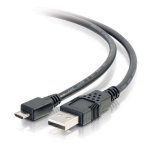 C2G 15ft (4.6m) USB 2.0 A to Micro-B Cable M/M - Black