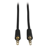 Tripp Lite P312-010 3.5mm Mini Stereo Audio Cable for Microphones, Speakers and Headphones (M/M), 10 ft. (3.05 m)