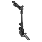 RAM Mounts Pod HD Vehicle Mount with 12" Aluminum Rod and Diamond Plate
