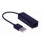 Microconnect USB2.0 to Ethernet network media converter Black