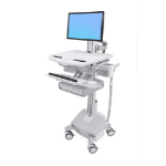 Ergotron StyleView White Flat panel Multimedia cart