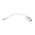 Tripp Lite P137-06N-HD-UHD video cable adapter 6" (0.152 m) Mini DisplayPort HDMI White