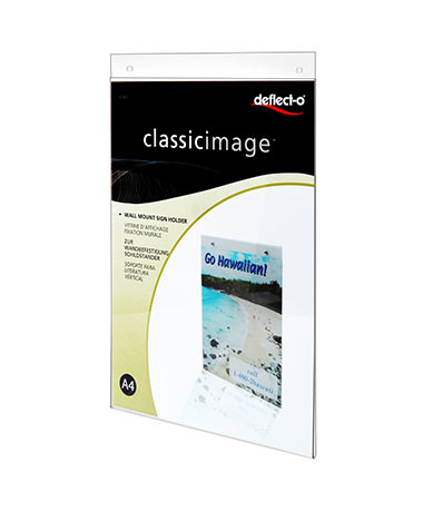 Image of Deflecto 47001 sign holder/information stand A4 Polystyrene (PS)...
