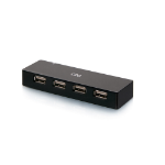 C2G C2G54463 interface hub USB 2.0 480 Mbit/s Zwart