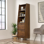 Teknik Hampstead Park Narrow Bookcase W500 x D396 x H1788mm Walnut  - 5420283 DD