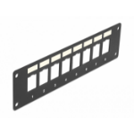 DeLOCK Keystone Mounting Panel 8 Port flush mount